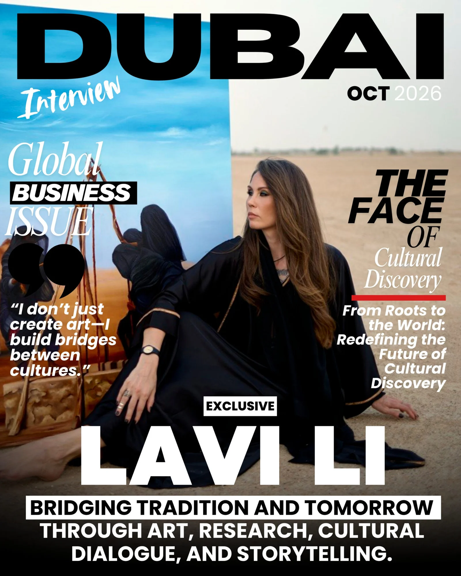 Dubai magazine cover