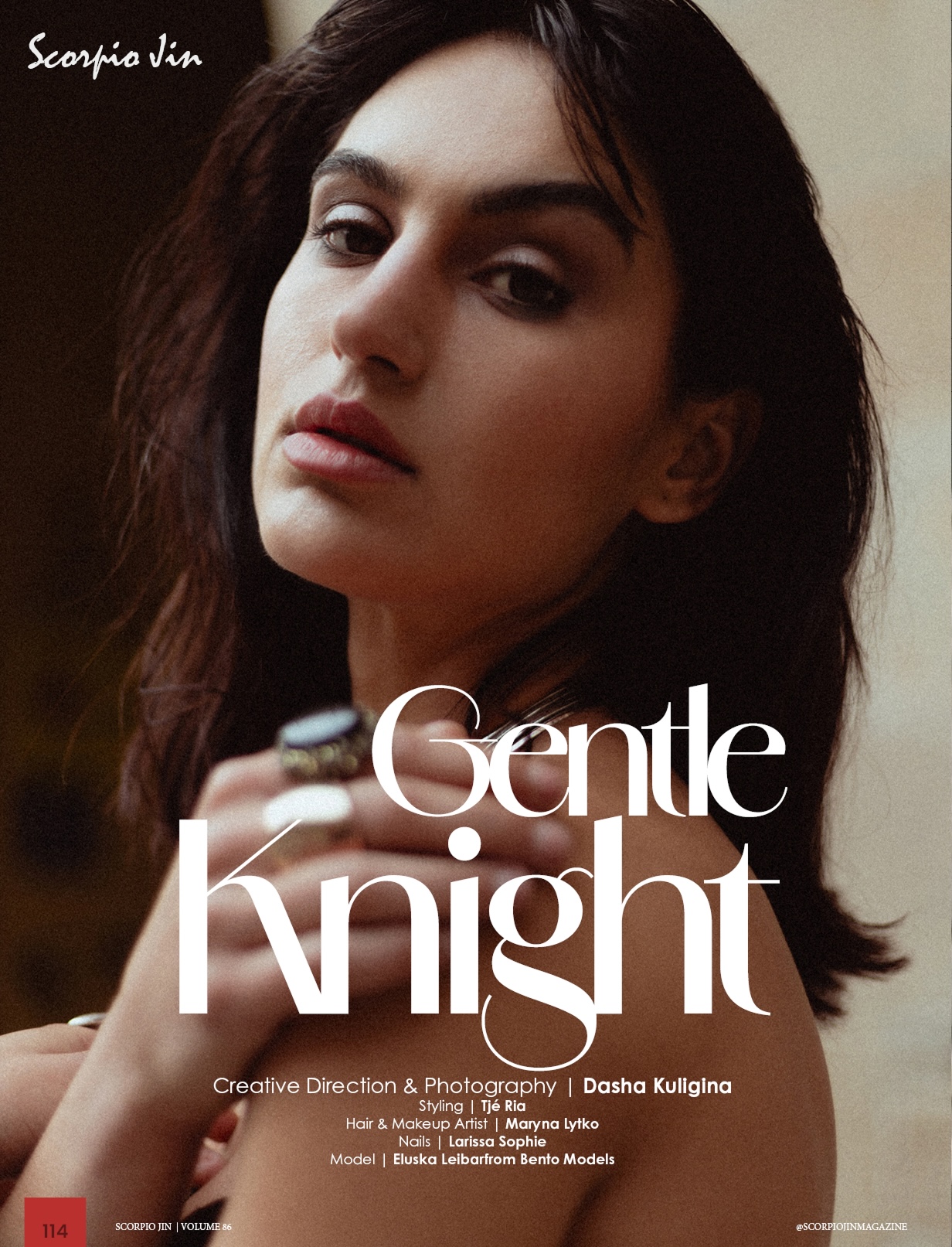 Magazine cover — creative direction and photography