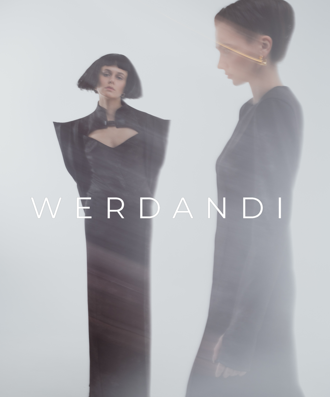 Editorial fashion look in motion blur